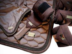 horss equestrian Horss nyeregalátét sokoldalú Velvet ló számára Chocco barna (605)