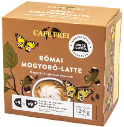 Cafe Frei Kávékapszula, Dolce Gusto kompatibilis, Cafe Frei Római mogyoró-latte 9db kapszula (67891) - irodaszerpiac