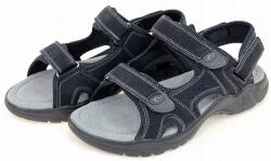  Férfi Könnyű Szandál Tépőzáras Flip-flop papucs Bőr méret 41 (Skórzane Sandały Męskie na Rzepy Klapki)
