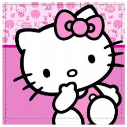 Disney Hello Kitty kéztörlő, arctörlő, törölköző 30x30 cm Nr 01