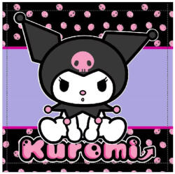 Disney Hello Kitty Kuromi kéztörlő, arctörlő, törölköző 30x30 cm Nr 02