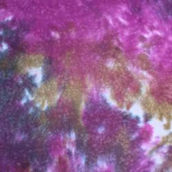  Batikolt lila-okker-pink textil