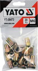 Yato Acél Szegecsanya M6, 20 Db Yato YT-36473 (YT-36473)