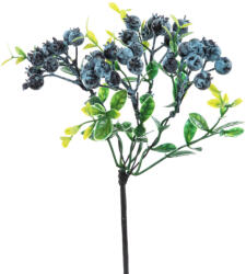 Valex Decor Bogyós ág, 28.5cm magas - Sötétkék (AF029-02)