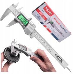 Extol Elektronikus tolómérő 0-150mm rozsdamentes acélból Inox precíziós tok (8825226)