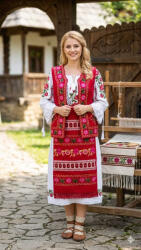 Ie traditionala Set traditional dama format din 4 piese - Aniela