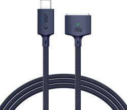 Tech-Protect MMC01 ULTRABOOST cablu magnetic pentru MacBook, USB-C la MagSafe 3 140W 200 cm, midnight blue (5906302323302)