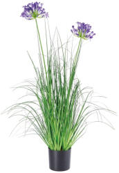 AdTrend Flori artificiale in ghiveci verzi mov 12, 5 x 90 cm (107376A)