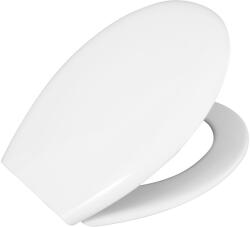 Fayans Capac WC din plastic, Fayans Mira H8913980000001, alb, inchidere stan (H8913980000001)