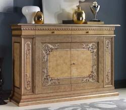 Settimo Comoda Medici din lemn cu decor in relief, 180 x 122 cm (EU322) Comoda