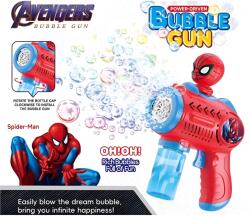  Детски автоматичен пистолет за сапунени балони Bubble Gun Спайдърмен 6336