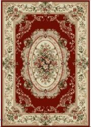 LOTOS Covor Lotos 1557-210, Marime 200 x 300 cm, Rosu, Crem, Inaltime Fir 9 mm, Antialergic, Polipropilena, Living, Dormitor, Sufragerie, Birou Covor