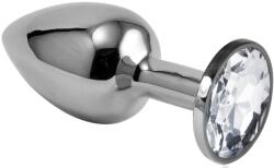 Lovetoy Rosebud Classic Metal Plug S Clear