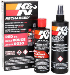 K&N Engineering Filter Care Service Kit Squeeze Roșu Set de Curățare și Lubrifiere pentru Filtrul de Aer al Motocicletei 99-5050 (99-5050)