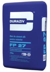 Duraziv Glet De Ciment Alb Pentru Exterior, Duraziv Fp 27, 20kg (4444)