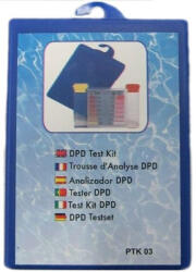 PoolTrend Set de analiză a apei cu tablete, POOLTREND, tester cu tablete pentru măsurarea pH-ului și clorului, 2x10 tablete, transparent, cu recipient de măsurare cu două celule, reîncărcabil (UVM-2C)