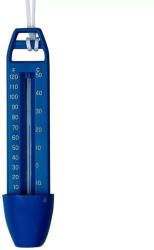 BASIC Termometru, BASIC, albastru, pentru piscină, model plutitor, cu șnur de prindere, plastic, scară Celsius și Fahrenheit (AS-140500)