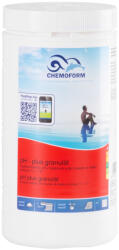 Chemoform AG Granule pentru creșterea pH-ului pentru piscină, Chemoform 0802 pH Plus, alb, 1 kg, fără cloruri, dizolvare rapidă, efect de lungă durată