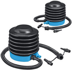 Bestway Pompă de picior, BESTWAY, negru, 0, 3 l/ciclu, 13 cm, 3 duze interschimbabile, funcție de umflare și golire, cu furtun flexibil (62147)
