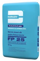 Duraziv Glet De Ciment Alb Pentru Finisaj Interior, Duraziv Fp 25, 20kg (4442)