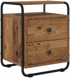 vidaXL Dulap de noapte Lemn vechi Lemn prelucrat GartenMobel Dekor (8007631)