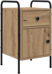 vidaXL Dulap de noapte Stejar Artizanal 35 x 36, 5 x 61 cm GartenMobel Dekor (8007657)