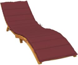 vidaXL Perna de sezlong, melanj rosu vin, 200x70x4 cm textil GartenMobel Dekor (4002529)