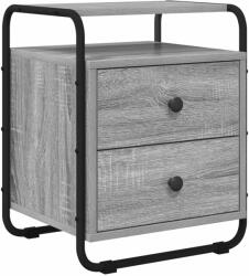 vidaXL Dulap de noapte Sonoma gri Lemn prelucrat GartenMobel Dekor (8007629)