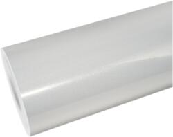  Folie auto PET alb metalizat pentru colantare caroserie, anti-bule, 16m x 1.52m (240626-9)