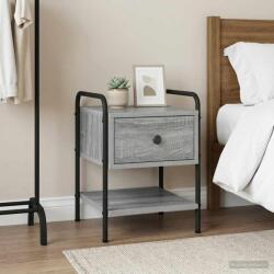 vidaXL Dulap de noapte Sonoma gri Lemn prelucrat GartenMobel Dekor (8007665)