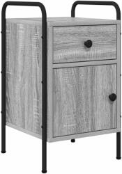 vidaXL Dulap de noapte Sonoma gri 35 x 36, 5 x 61 cm Lemn prelucrat GartenMobel Dekor (8007653)