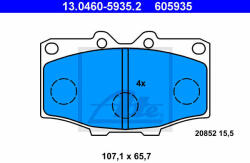 ATE Set placute frana, frana disc ATE 13.0460-5935.2 (13046059352)