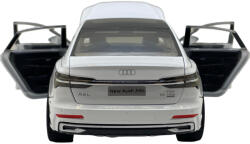 Jie Gao Macheta metal Audi A6L alb sunet lumini deschide usi si capote (JPT)