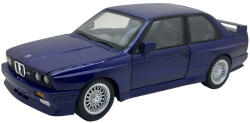  Macheta BMW E30 M3 albastru ursulet 1: 24 cu sunet, lumini, pornire pe volan, resort