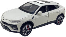 JPT Macheta din metal Lamborghini Urus alb replica cu fum scara 1: 24 (JPT)