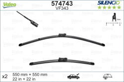 Valeo Lamela stergator VALEO 574743 (574743) - autoeco