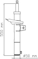 KYB Amortizor KYB 3348039 (3348039)