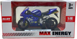 Jie Gao Macheta motocicleta albastra metal si plastic scara 1: 18 (JPT)