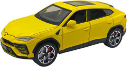 Jie Gao Macheta Lamborghini Urus galben replica cu fum, sunet si lumini 1: 24 (JPT)