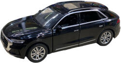 PRCK Macheta Audi Q8 negru cu sunet, lumini, resort, deschide usile si capotele (JPT)