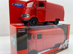 Macheta metal Mercedes Benz L319 panel van, rosu