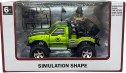 PRCK Macheta metal Jeep verde cu figurina (JPT)
