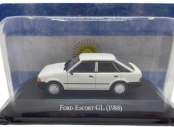 Macheta 1988 Ford Escort gl, alb 1/43