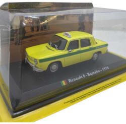  Macheta auto metal Renault 8 Bamako taxi 1970 galben verde 1/43