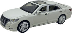  Macheta metal Toyota Crown alba 1: 24 lumini, sunete, deschide usile