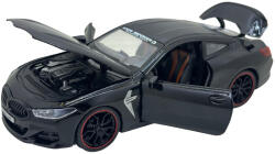 JPT Macheta metal BMW M8 replica 1: 24 negru cu sunete, lumini deschide usi, capota si portbagaj (JPT)