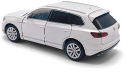  Macheta VW Touareg / lumina, sunet and coteste roti fata / alb Tayumo 1/32