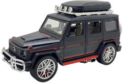  Macheta metal Mercedes Benz G negru replica 1: 24 sunet lumini fum