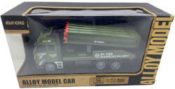  Macheta metal si plastic camion armata cu lansatoare multiple de rachete 1: 24