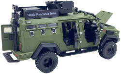 PRCK Macheta metal Hummer blindat de armata cu sunete, lumini, deschide usile (JPT)